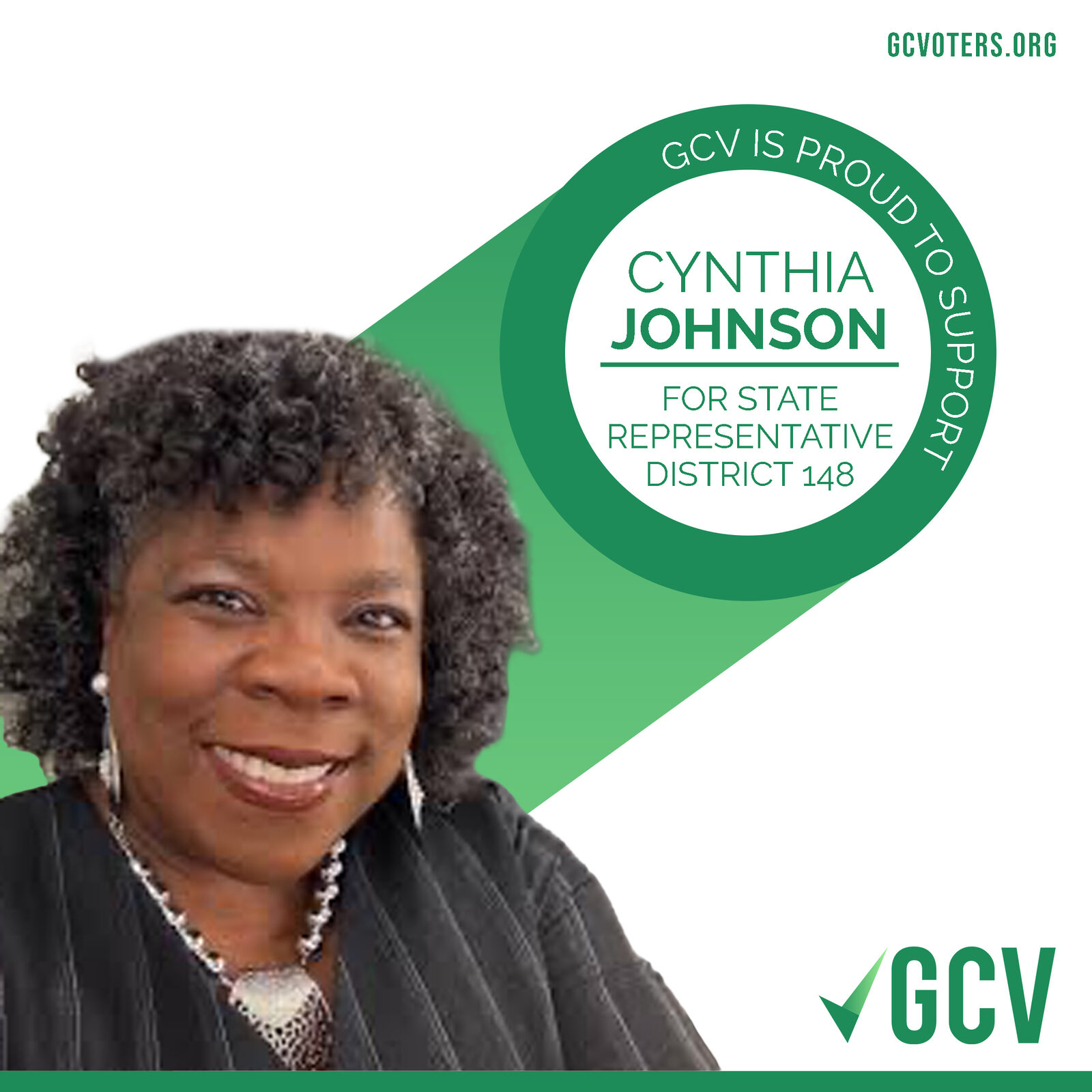 Georgia Conservation Voters proud to support Cynthia Johnson