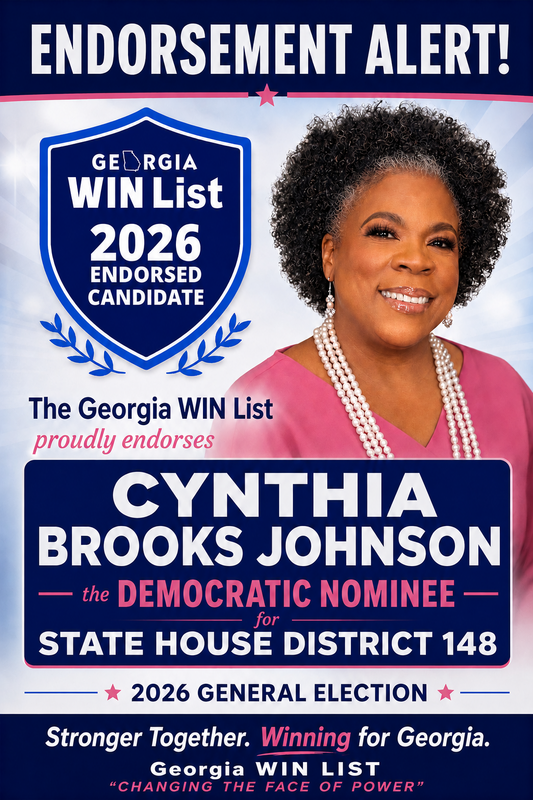 Georgia WIN List 2026 endorsed candidate, Cynthia Brooks Johnson