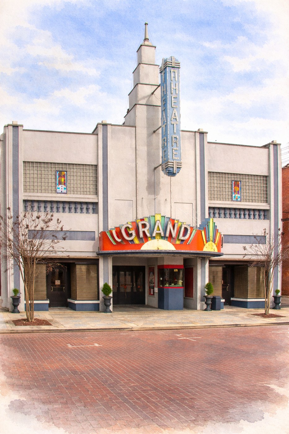 The Grand Theater in Fitzgerald, Ben Hill County