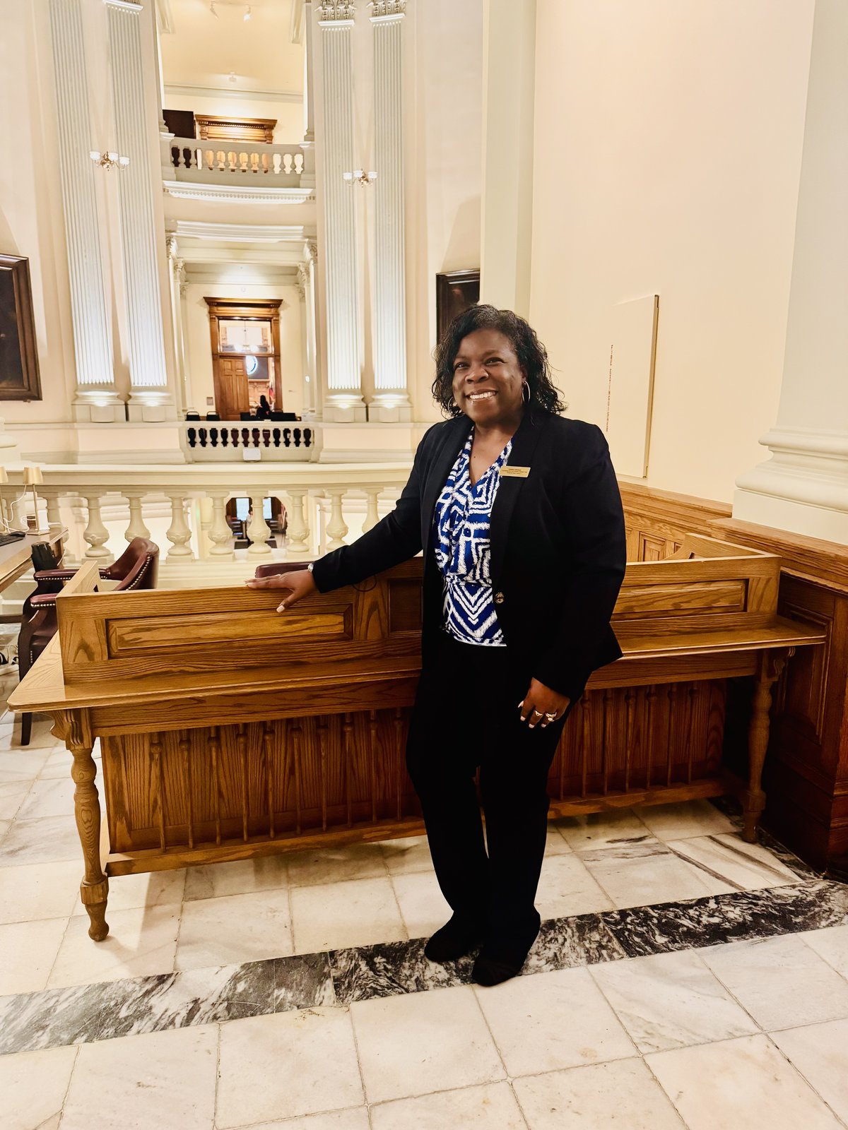 Cynthia Johnson in the Georgia House chamber