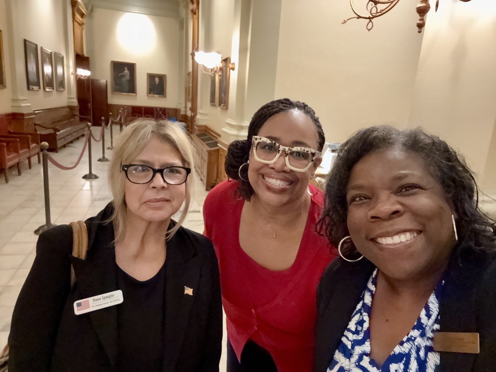 Cynthia Johnson with fellow community leaders